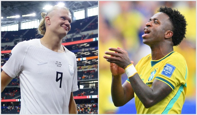 Soi Kèo Brazil Vs Na Uy 03h00 06/07 - World Cup 2026 2 Haaland và Vinicius là 2 ngôi sao nổi bật nhất